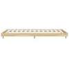 vidaXL Bed Frame without Mattress Sonoma Oak 100x200 cm Engineered Wood