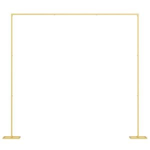 vidaXL Wedding Arch Gold 338 x 35 x 300 cm Steel