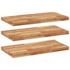 vidaXL Floating Shelves 3 pcs 60x40x4 cm Oil Finished Solid Wood Acacia