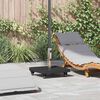 vidaXL Parasol Base Black 45 x 45 x 45 cm Granite