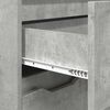 vidaXL Bathroom Cabinet with Drawer Concrete Grey 72.5 x 36.5 x 100 cm