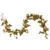 vidaXL Flower Garlands 6 pcs Sunset Red 215 cm