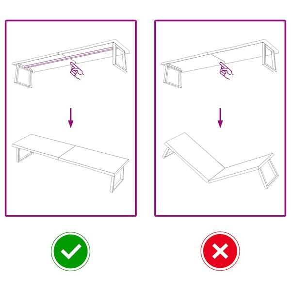vidaXL Table Top Light Brown 220x50x(2-6) cm Treated Solid Wood Oak