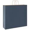 vidaXL Paper Bags 250 pcs with Handles Blue 54x15x49 cm