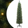 vidaXL Artificial Christmas Tree with 300 LEDs with Stand Green 210 cm