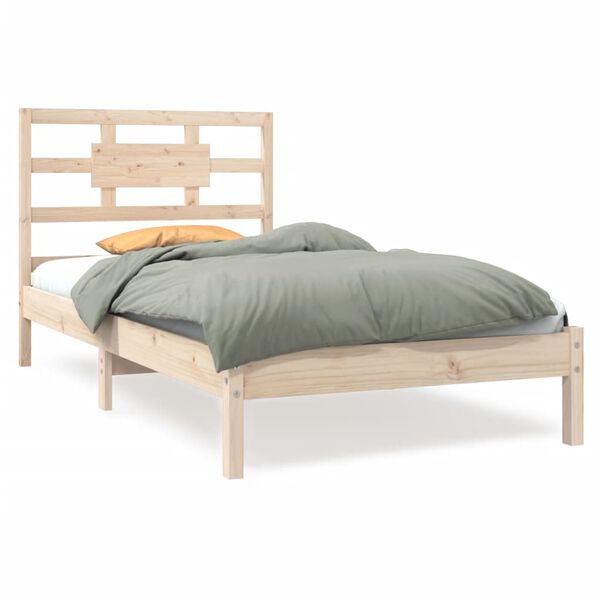 vidaXL Bed Frame without Mattress 90x200 cm Solid Wood