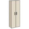 vidaXL Shoe Cabinet Cream 60x30x166 cm Fabric