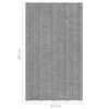 vidaXL Roof Panels 36 pcs Galvanised Steel Silver 80x45 cm