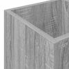 vidaXL Umbrella Stand Grey Sonoma 25 x 24.5 x 64 cm Engineered Wood
