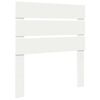 vidaXL Storage Bed with Headboard White 70 x 190 cm Engineered Wood