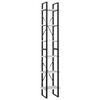 vidaXL 6-Tier Book Cabinet White 40x30x210 cm Engineered Wood