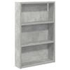 vidaXL Bathroom Wall Cabinet Concrete Grey 40 x 10 x 60.5 cm