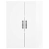 vidaXL Wall Mounted Cabinets 2 pcs High Gloss White Engineered Wood