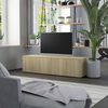 vidaXL TV Cabinet Sonoma Oak 120x34x30 cm Engineered Wood