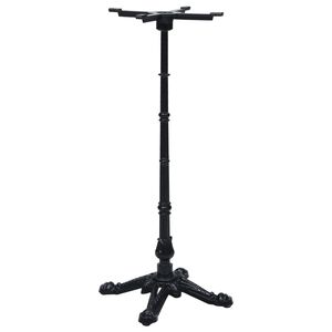vidaXL Bistro Table Leg Black 52x52x108 cm Cast Iron
