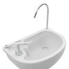 vidaXL Camping Handwash Stand Grey 50.5 x 33 x 103 cm Plastic