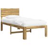 vidaXL Single Bed Frame with Headboard ROSTOCK White 90 x 190 cm