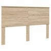 vidaXL Storage Bed with Drawer Sonoma Oak 160 x 200 cm Engineered Wood