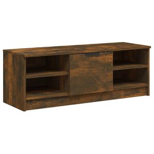 vidaXL TV Cabinet Smoked Oak 102x35.5x36.5 cm Engineered Wood