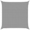 vidaXL Sunshade Sail Anthracite and White 7 x 7 m HDPE