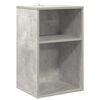vidaXL Record Cabinet Concrete Grey 38 x 33 x 61 cm Engineered Wood