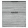 vidaXL Bedside Cabinets 2 pcs Grey Sonoma Engineered Wood