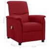 vidaXL Massage Chair Wine Red Fabric