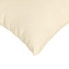 vidaXL Sofa Pillows 2 pcs Cream 80 x 80 cm Corduroy Fabric