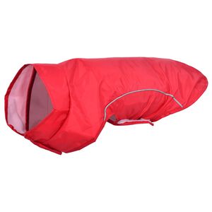 vidaXL Dog Raincoat with Reflective Strips Polyester Red XXS