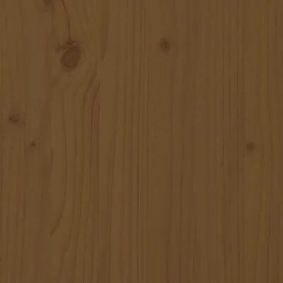 vidaXL Bed Headboard Honey Brown 145.5x4x100 cm Solid Pine Wood