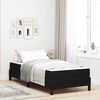 vidaXL Box Spring Bed with Mattress Black 80 x 220 cm Fabric