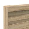 vidaXL Storage Headboard with Shelf Sonoma Oak 80 cm Engineered Wood
