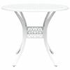 vidaXL Garden Dining Set 7 pcs White Aluminium