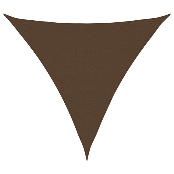 vidaXL Sunshade Sail 160 g/m&sup2; Brown 5x5x5 m HDPE
