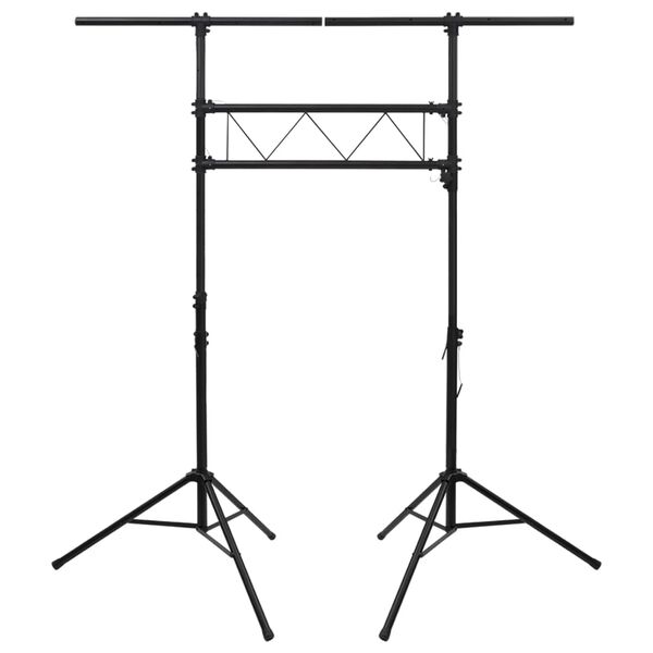 vidaXL Light Stand Black 238x115x(180-300) cm Steel