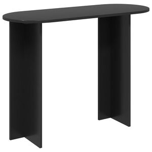 vidaXL Console Table Black Oak 100 x 39.5 x 75 cm Engineered Wood