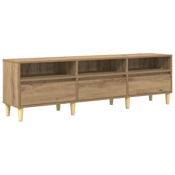 vidaXL TV Cabinet Artisan Oak 150 x 30 x 45 cm Engineered Wood