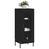 vidaXL Sideboard Black 34.5x34x90 cm Engineered Wood