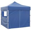 vidaXL Party Tent Folding Blue 291 x 291 x 315 cm Oxford Fabric