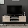 Homemania TV Stand Almira 120x35x50 cm Wood and Black