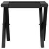 vidaXL Coffee Table Legs X-Frame 30x30x33 cm Steel