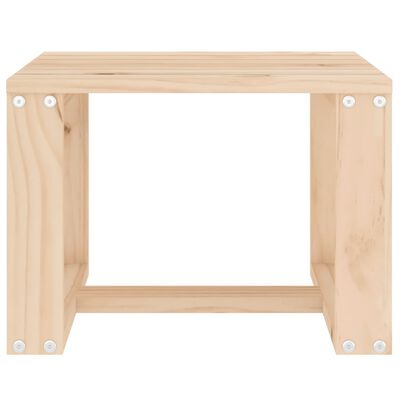 vidaXL Garden Side Table 40x38x28.5 cm Solid Wood Pine