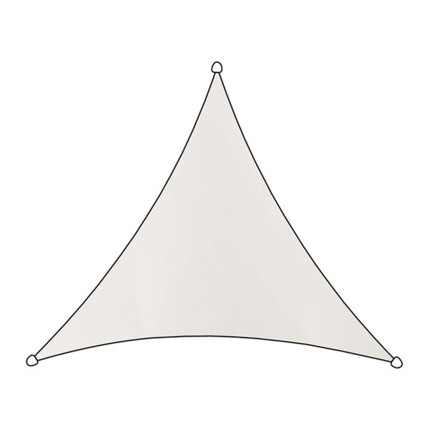 Livin'outdoor Shade Cloth Como Polyester Triangle 3.6x3.6 m White
