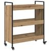 vidaXL Kitchen Trolley Artisan Oak 70 x 30 x 82 cm Engineered Wood