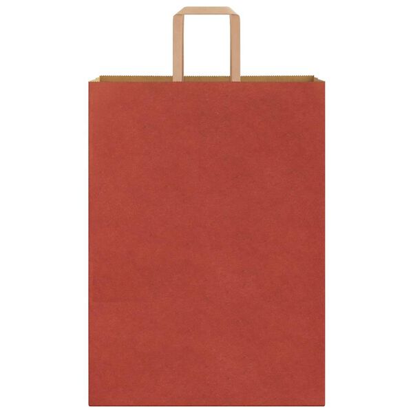 vidaXL Paper Bags 50 pcs with Handles Red 32x17x44 cm