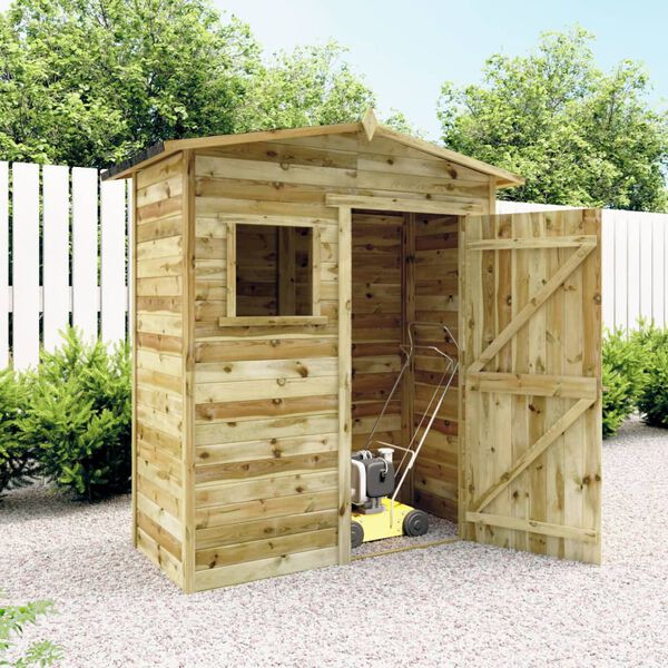 vidaXL Garden Storage Shed Impregnated Pinewood