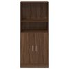 vidaXL Kitchen Cabinet Brown Oak 57x41.5x131.5 cm Engineered Wood