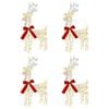 vidaXL Christmas Reindeer 4 pcs 160 LEDs Warm White 33 x 12 x 55 cm