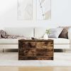 vidaXL Coffee Table with Drawers Smoked Oak 70.5x70x40 cm