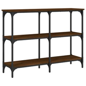 vidaXL Console Table Brown Oak 100x29x75 cm Engineered Wood